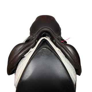 Amerigo DJ Largo Monoflap Jump Brown 17" XW +2.5 3 | Saddles Direct