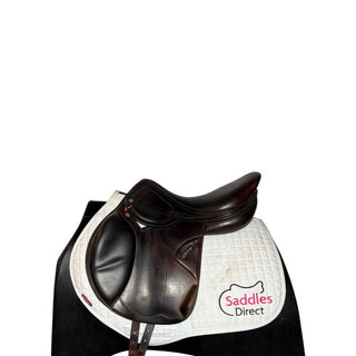 Amerigo DJ Largo Monoflap Jump Brown 17" XW +2.5 1 | Saddles Direct