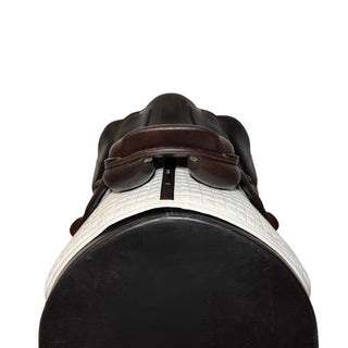 Amerigo DJ Largo Monoflap Jump Brown 17" XW +2.5 5 | Saddles Direct