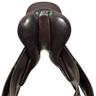 Amerigo DJ Pinerolo Dressage Brown 17.5" W +2 9 | Saddles Direct