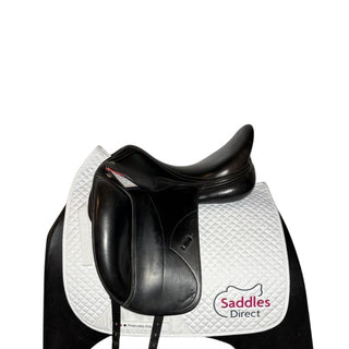 Amerigo Pinerolo Dressage Black 17" +4 XXW 1 | Saddles Direct