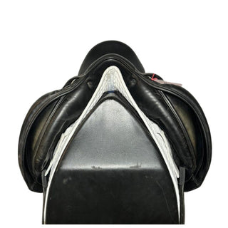 Black Amerigo Pinerolo Dressage Black 17.5" W 3 - Saddles Direct