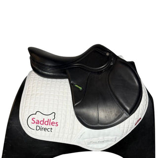 Amerigo Vega Jump Special Dual Flap Pinerolo Black 17" MW 2 | Saddles Direct