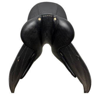 Antares Cadence Monoflap Dressage Black 17.5" MW 7 | Saddles Direct