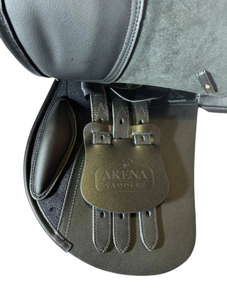 Black Arena Cob Pony AP *NEW* Black 15" 2 - Saddles Direct