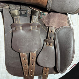 Arena Cob/Wide All Purpose GP Brown 16.5" ADJ 8 | Saddles Direct