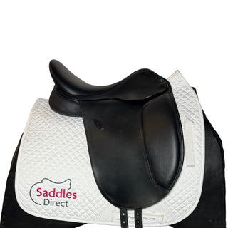 Arena Cob/Wide Dressage Black 16.5" ADJ 2 | Saddles Direct