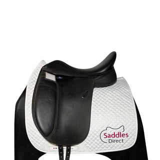 Arena Cob/Wide Dressage Black 17.5" ADJ 1 | Saddles Direct