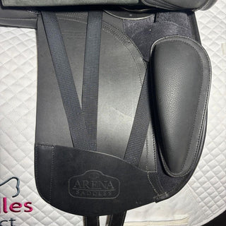 Arena Dressage Cob/Wide Black 17" ADJ 6 | Saddles Direct