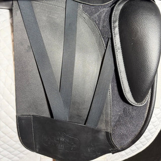 Arena Dual Flap Dressage Black 16.5" ADJ 8 | Saddles Direct