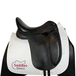 Arena Dual Flap Dressage Black 16.5" ADJ 2 | Saddles Direct
