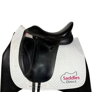 Arena Dual Flap Dressage Black 17" ADJ 1 | Saddles Direct