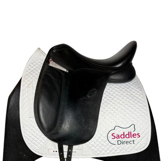Arena Dual flap Dressage Black 17" ADJ 1 | Saddles Direct