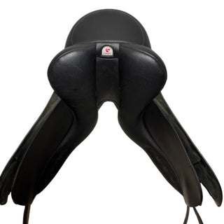 Arena Dual flap Dressage Black 17" ADJ 9 | Saddles Direct
