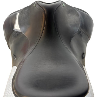 Arena Dual Flap Dressage Black 17.5" ADJ 6 | Saddles Direct