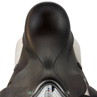 Arena Dual Flap Dressage Black 17.5" ADJ 4 | Saddles Direct
