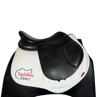 Arena Dual Flap Jump Black 17" ADJ 2 | Saddles Direct