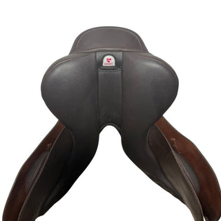 Arena Dual Flap Jump Brown 17" ADJ 9 | Saddles Direct