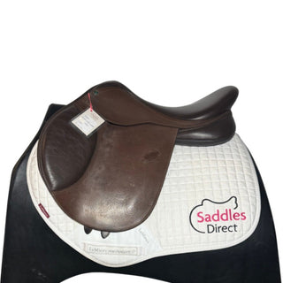 Arena Dual Flap Jump Brown 17" ADJ 1 | Saddles Direct