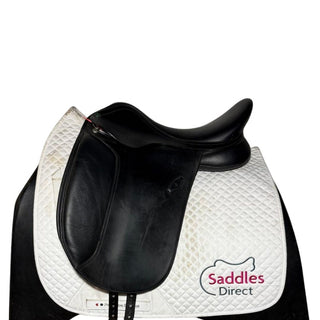 Arena Dual Flap Wide/Cob Dressage Black 17" ADJ 1 | Saddles Direct