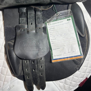 Arena Jump Black 17" ADJ 8 | Saddles Direct
