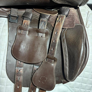 Bate Wide All Purpose GP Brown 16" ADJ 8 | Saddles Direct