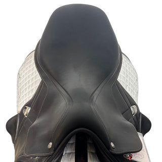 Bates Advanta Jump Black 17" ADJ 4 | Saddles Direct