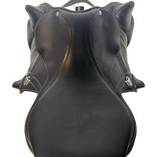 Bates Advanta Jump Black 17" ADJ 6 | Saddles Direct