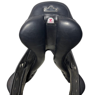 Bates Advanta Jump Black 17" ADJ 7 | Saddles Direct