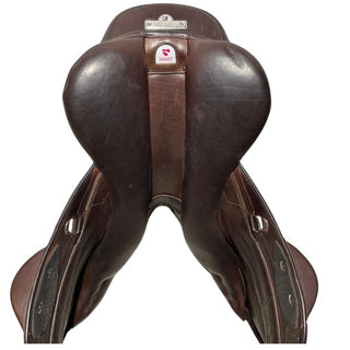 Bates Advanta Jump Brown 17" ADJ 5 | Saddles Direct