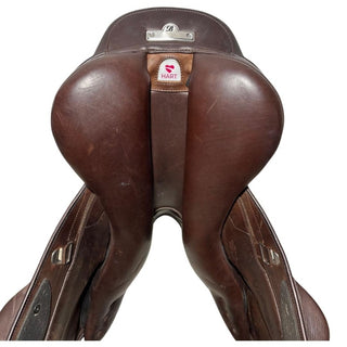 Bates Advanta Jump Brown 17" ADJ 5 | Saddles Direct