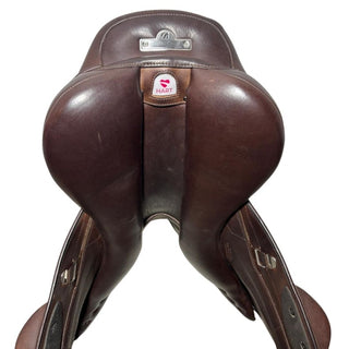 Bates Advanta Jump Brown 17.5" ADJ 8 | Saddles Direct
