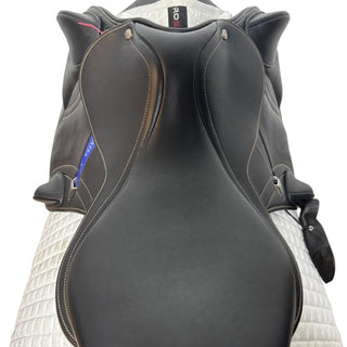 Bates Advanta Monoflap Event Jump Black 17" ADJ 6 | Saddles Direct
