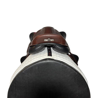 Bates Advanta Monoflap Event Jump Black/Brown 16.5" ADJ 5 | Saddles Direct