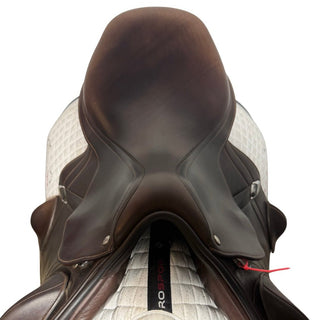 Bates Advanta Monoflap Event Jump Brown 16.5" ADJ 4 | Saddles Direct