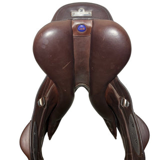 Bates Advanta Monoflap Event Jump Brown 16.5" ADJ 7 | Saddles Direct