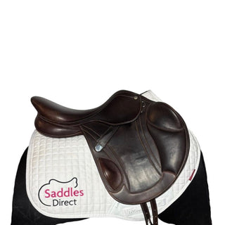 Bates Advanta Monoflap Event Jump Brown 17" ADJ 2 | Saddles Direct
