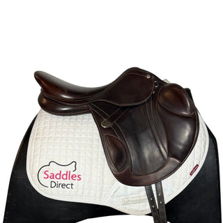 Bates Advanta Monoflap Event Jump Brown 17.5" ADJ 2 | Saddles Direct