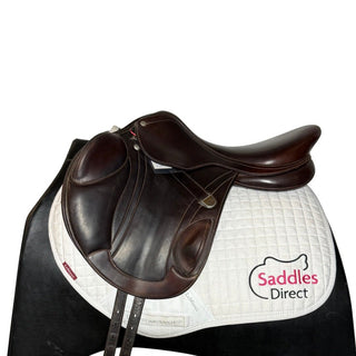 Bates Advanta Monoflap Event Jump Brown 17.5" ADJ 1 | Saddles Direct
