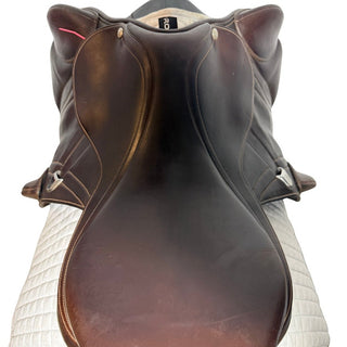 Bates Advanta Monoflap Event Jump Brown 17.5" ADJ 6 | Saddles Direct