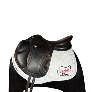 Bates Advanta Monoflap Jump Black/Brown 17.5" ADJ 1 | Saddles Direct