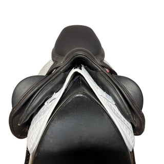 Bates Advanta Monoflap Jump Black/Brown 17.5" ADJ 3 | Saddles Direct