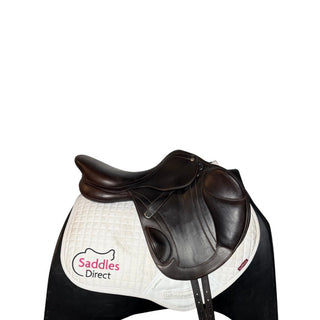 Bates Advanta monoflap Jump Brown 17" ADJ 2 | Saddles Direct