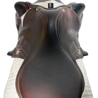 Bates Advanta Monoflap Jump Brown/Black 17.5" ADJ 6 | Saddles Direct