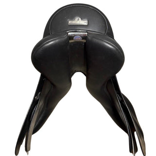 Bates All Purpose GP Heritage Leather Black 17.5" ADJ 9 | Saddles Direct
