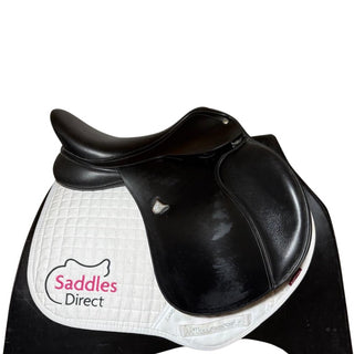 Bates All Purpose GP Heritage Leather Black 17.5" ADJ 2 | Saddles Direct