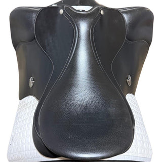 Bates All Purpose GP Heritage Leather Black 17.5" ADJ 6 | Saddles Direct