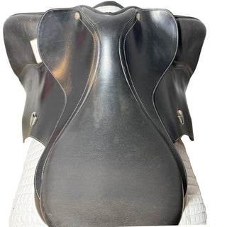Bates All Purpose GP Heritage Leather Black 17.5" ADJ 5 | Saddles Direct