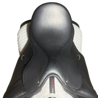 Bates All Purpose+ GP Luxe Leather Black 16.5" ADJ 4 | Saddles Direct