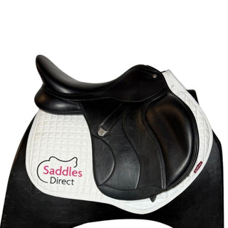 Bates All Purpose GP Luxe Leather Black 17.5" ADJ 2 | Saddles Direct